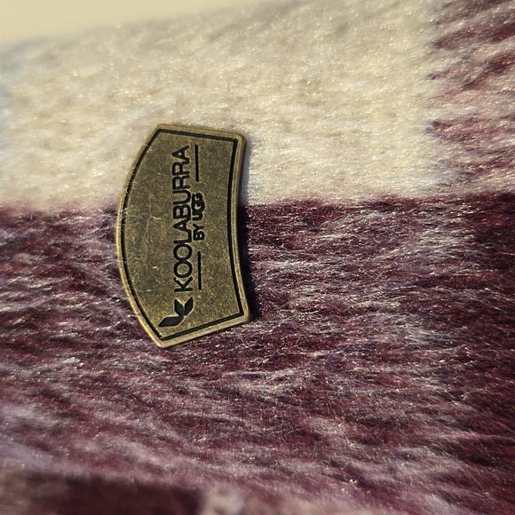 Ugg Koolaburra Plaid Mid Length Coat Shacket Jacket Removable Fur Collar - Picture 14 of 16